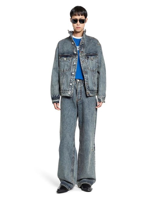 JORDANLUCA Blue Liquidity Jacket for men