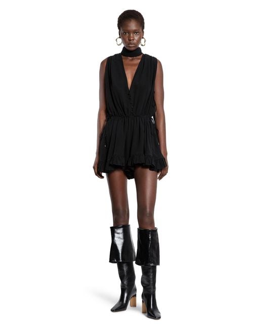 Chloé Black V-Neck Jumpsuit