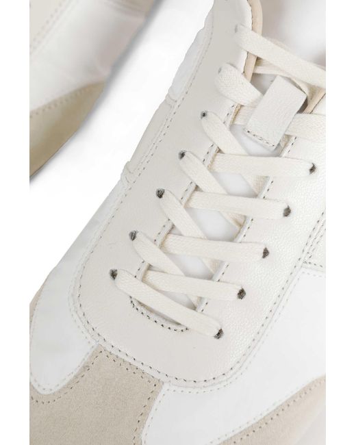Lemaire White Suede Soft Runner Sneakers