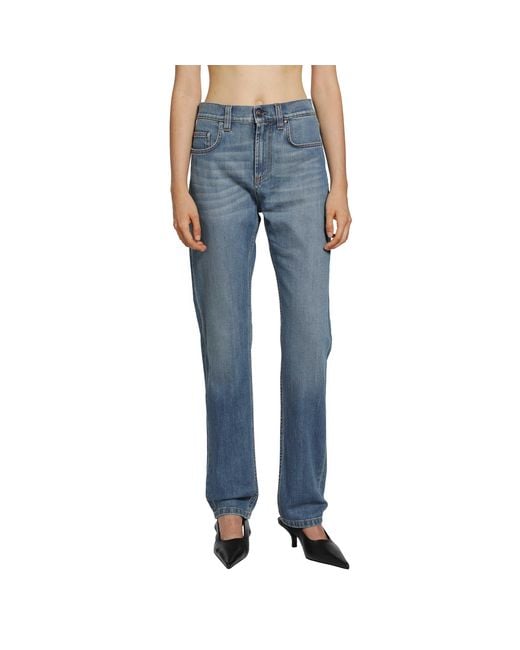 Versace Blue Tapered Jeans for men