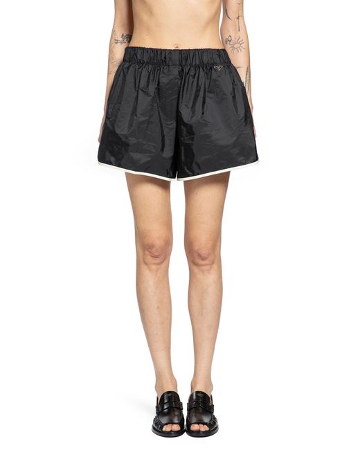 Prada Black Re-Nylon Shorts