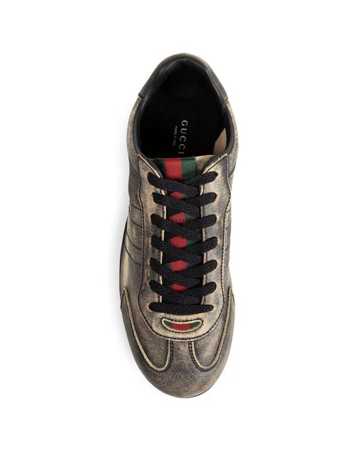 Gucci Brown Shift Sneaker