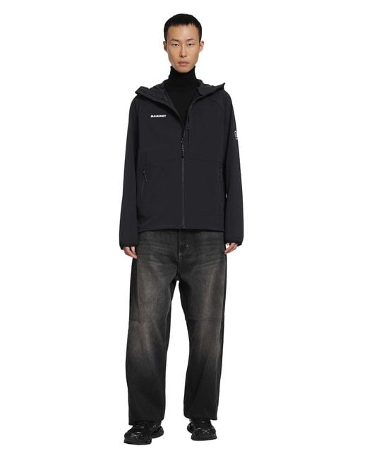 Mammut Black Ultimate Comfort So Hooded Jacket for men