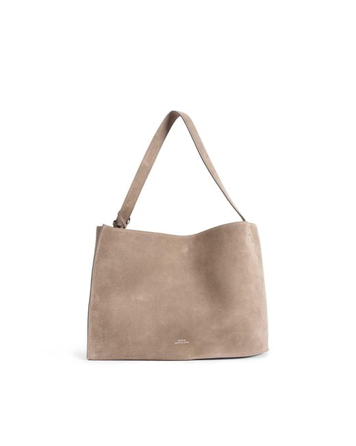 Studio Nicholson Gray Doublet Suede Tote Bag