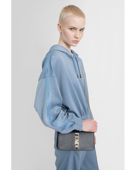 Fendi Gray Shoulder Bags
