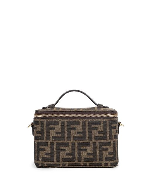 Fendi Brown Vanity Ff Mini Bag