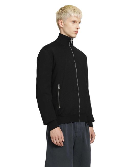 Prada Black Reversible Wool And Re-Nylon Jacket for men