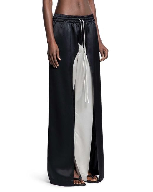 Ssheena Black Satin Pants