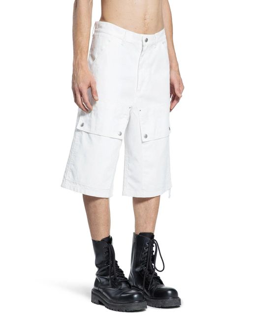 OAMC White Chino Shorts for men