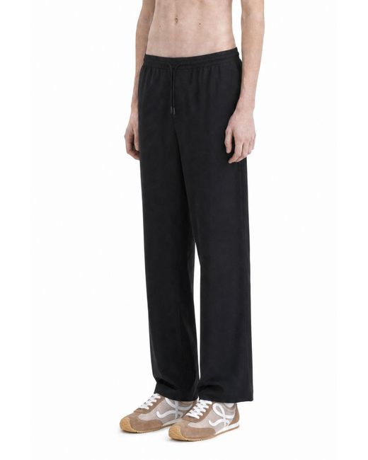 Loewe Black Drawstring Trousers for men