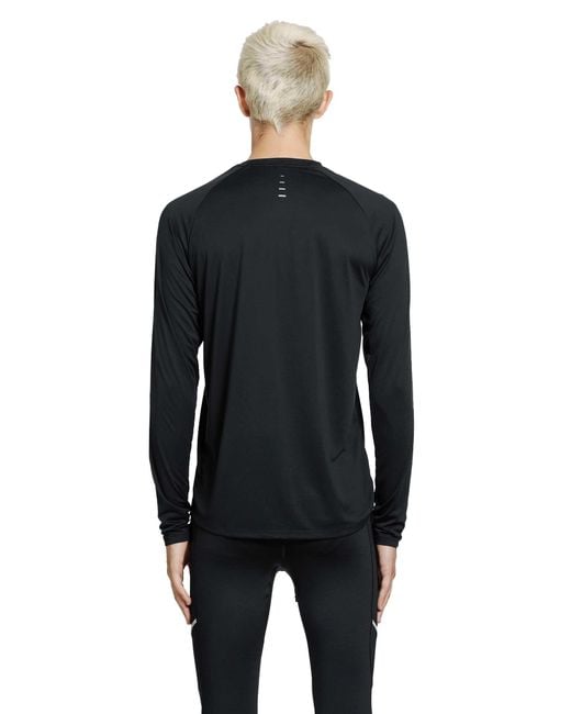 Nike Black Dri-Fit Adv Long Sleeve Running Top for men
