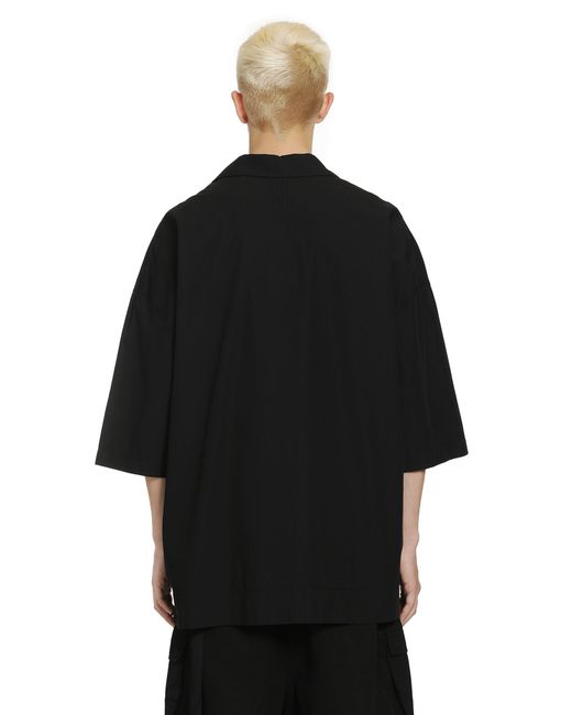 Rick Owens Black Temple Magnum Tommy Shirt for men