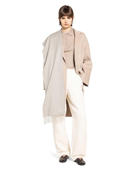 Max Mara Natural Lightweight Cashmere Silk Polo