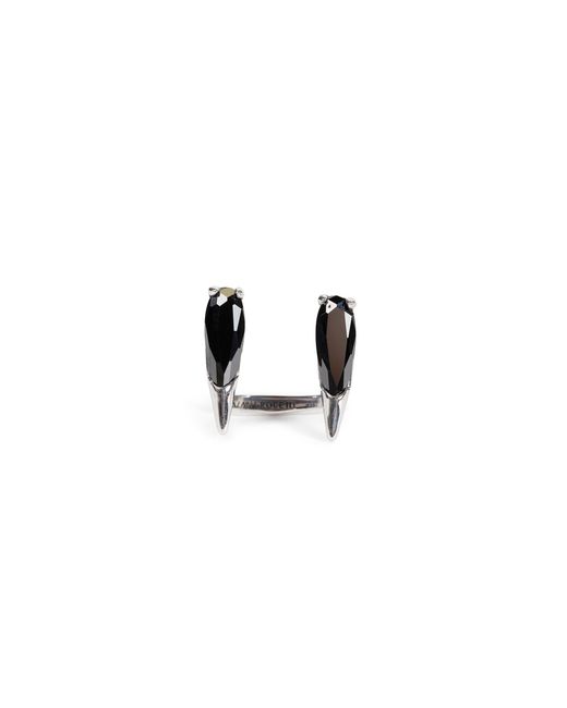 ALAN CROCETTI White Sharp Viper Ear Mouth Cuff