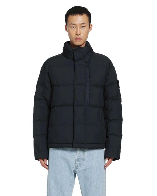 Stone Island Black 4100046 Down Jacket for men