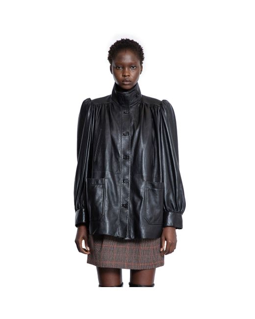 Chloé Black High-Neck Coat