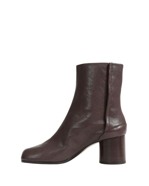 Maison Margiela Brown Tabi Ankle Boots