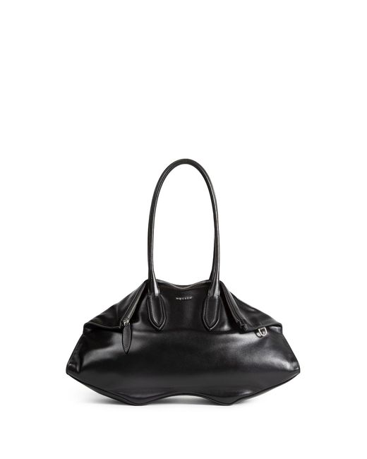 Alexander McQueen Black Manta Bag