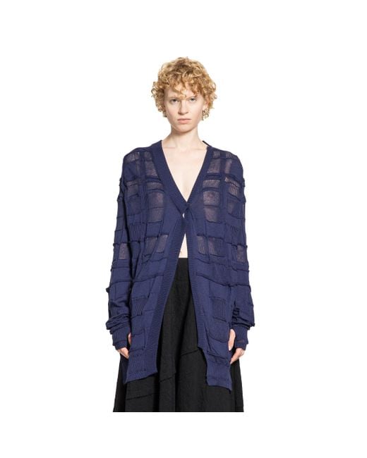 Halo Blue Checked Cardigan