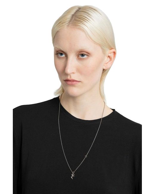 Werkstatt:münchen White Mini Palm Necklace for men