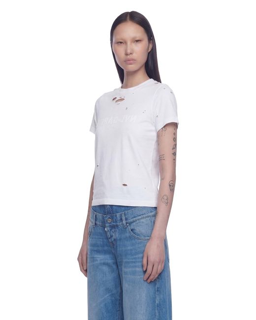 NVL-GARDE Blue Shrunken Logo Tee