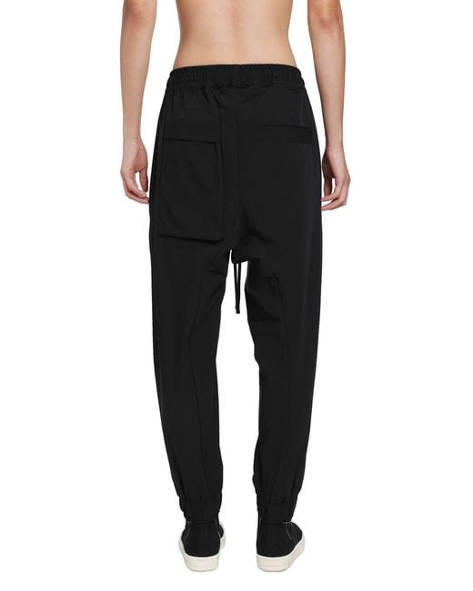 Thom Krom Black Stretch Nylon Jersey Track Pants for men