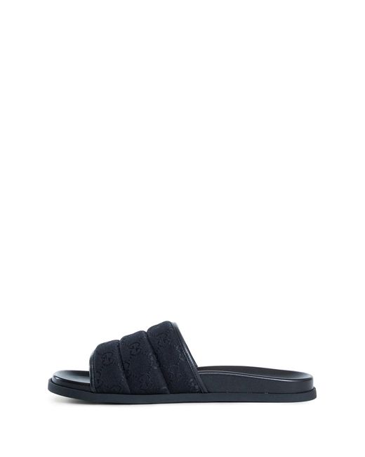 Gucci Blue Padded gg Canvas Slides for men