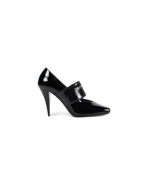Givenchy Black Sliced Square Tape Pumps