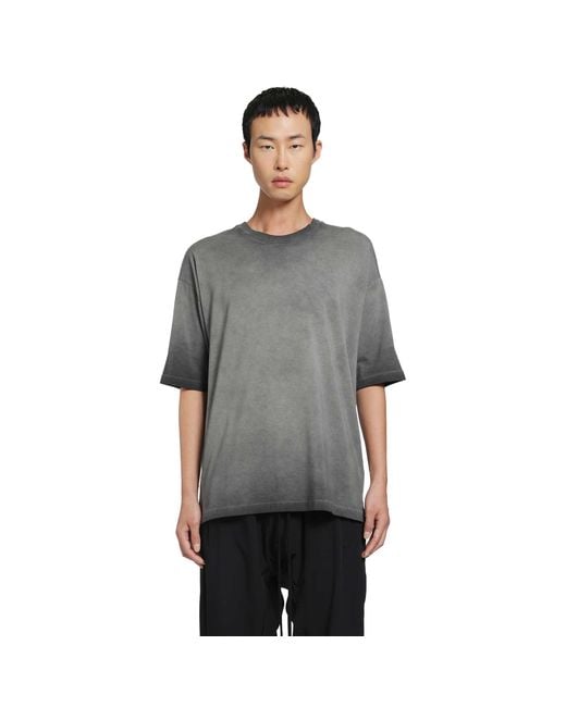 Thom Krom Gray Relaxed Fit T-Shirt for men