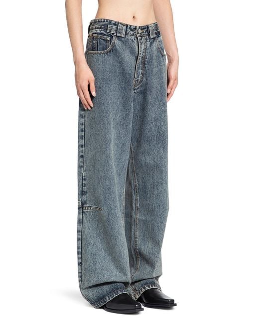 JORDANLUCA Blue Insignia Jeans for men
