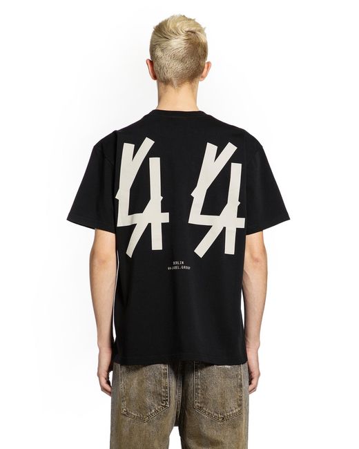 44 Label Group Black Classic 44 T-Shirt for men