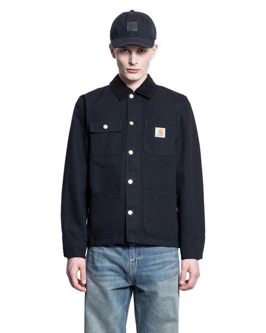Carhartt Blue Michigan Cotton Jacket for men