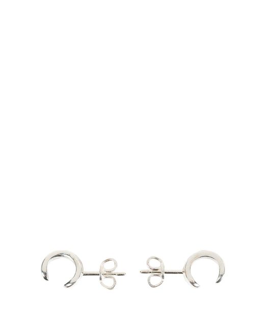 Bijules Metallic Earpod Stud Earrings