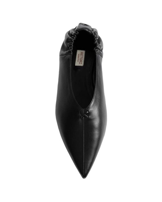 RETORI Black Ballet Flats