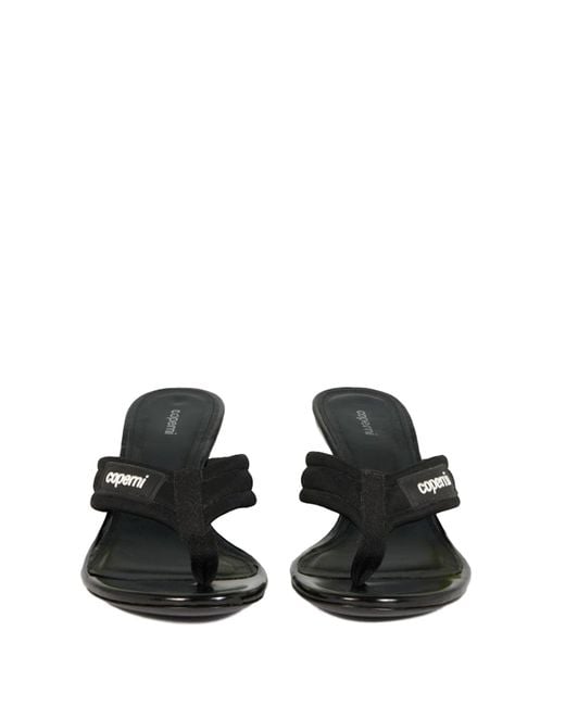 Coperni Black Fift Flip Flops Sandals