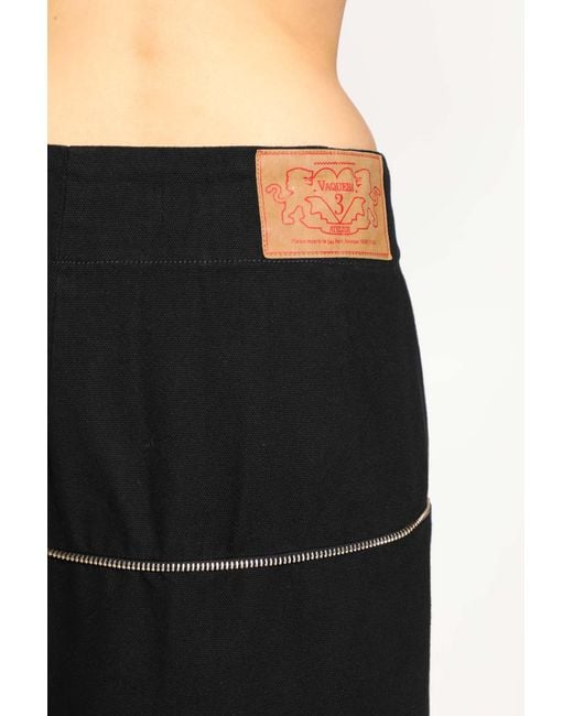 VAQUERA Multicolor Painted Workwear Skirt