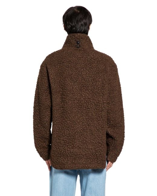 Napapijri Brown Martine Rose T-Emin Wool Fleece Jacket for men