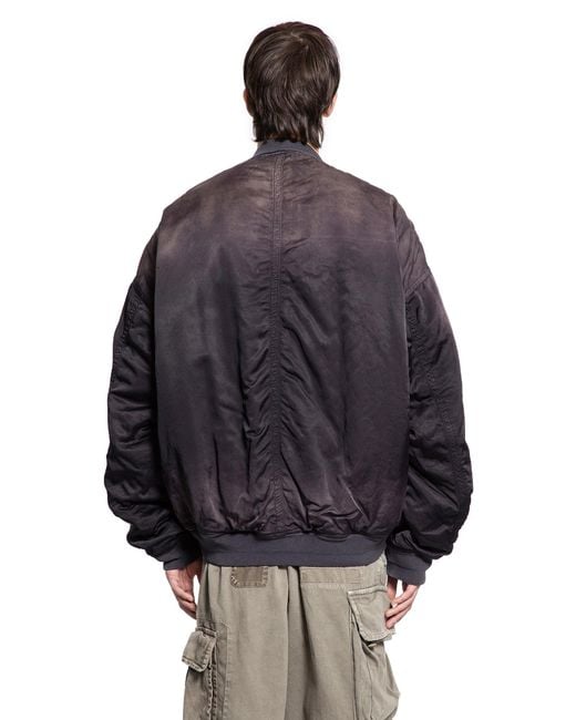 Maison Mihara Yasuhiro Blue Aged Flight Bomber for men