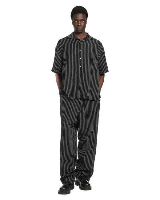 Willy Chavarria Black Toluca Pants for men