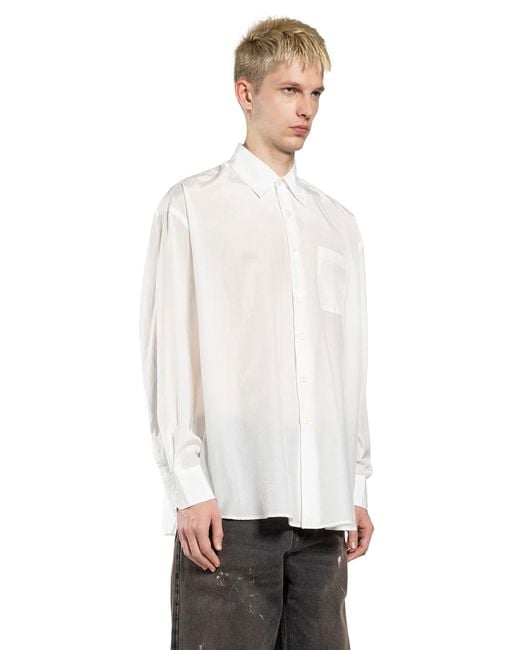 Our Legacy White Borrowed Shirt for men