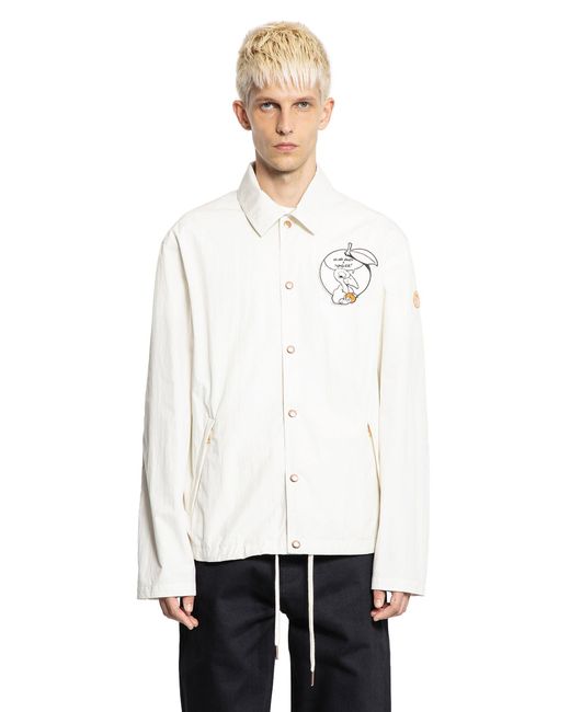Moncler Genius White Jackets for men