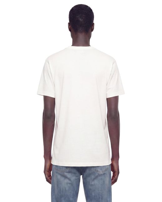 Givenchy White Stamp T-Shirt for men