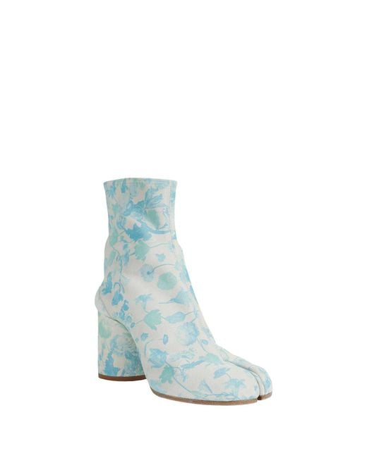 Maison Margiela Blue Tabi Ankle Boots