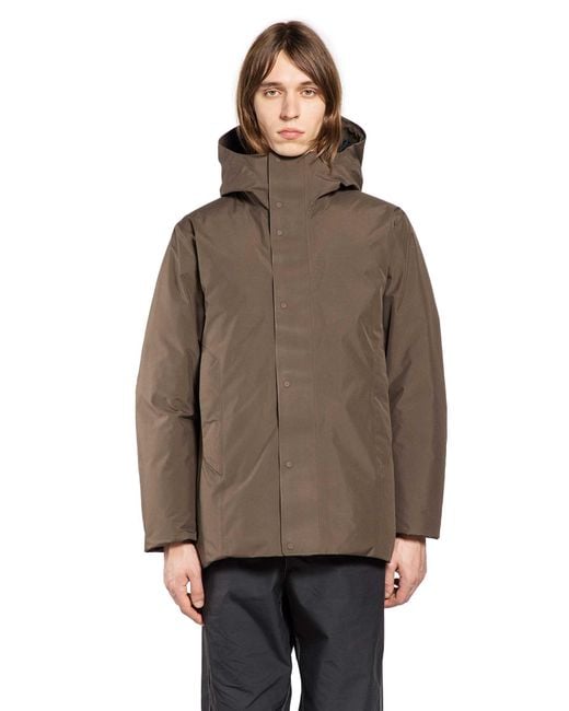 Goldwin Brown Gore-Tex Snow Range Down M/L Jacket for men