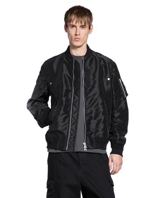 Sacai Black Nylon Twill Blopuson for men