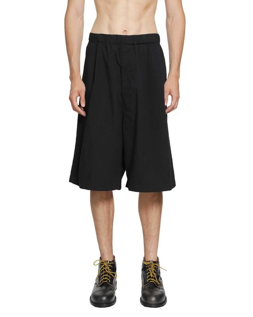 Undercover Black Printed Shorts for men