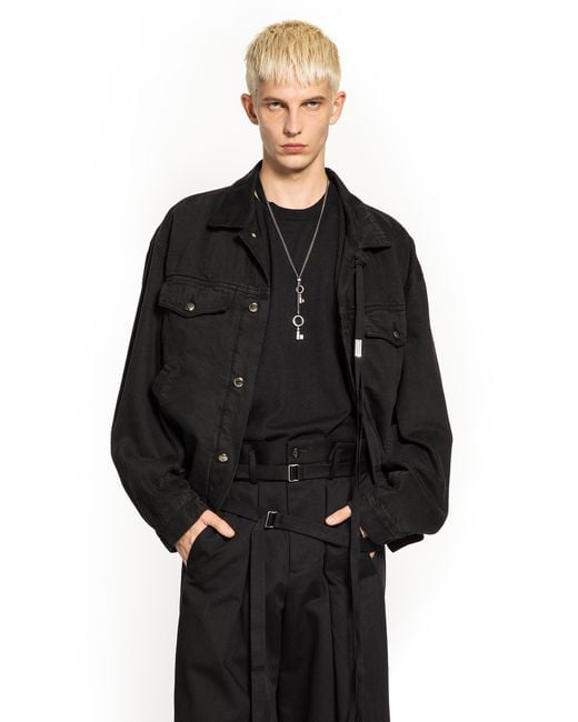 Ann Demeulemeester Patrick High Comfort Denim Blouson in Black for Ann Demeulemeester Patrick High Comfort Denim Blouson in Black for