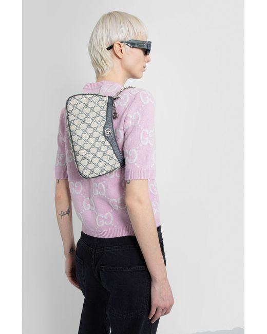 Gucci Gray Top Handle Bags