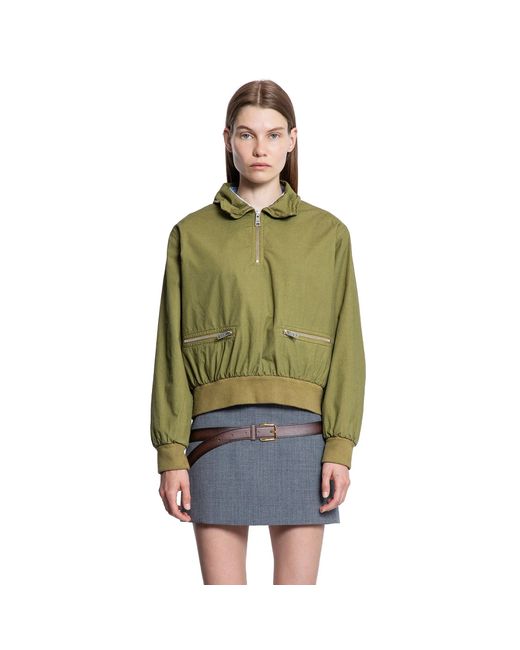 Prada Green Poplin Jacket