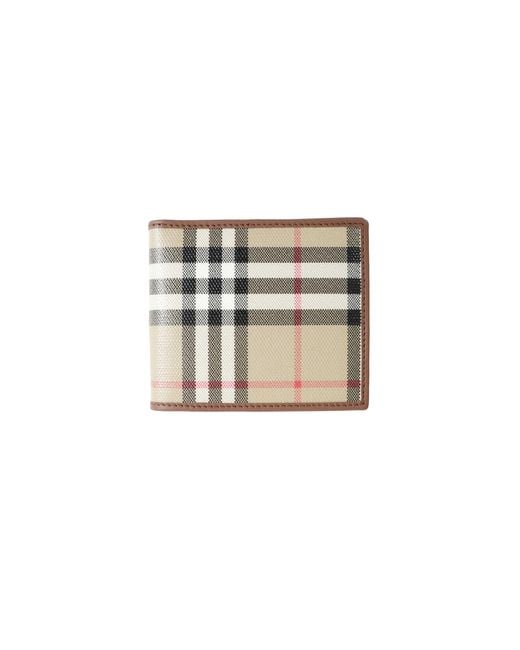Burberry Natural Check Bifold Wallet for men